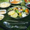 XHTLLO Stainless Steel Camping Dinnerware Set, 22 Piece Service Plate Set for Outdoor Hazards view 4