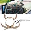 Adjustable Size Helmet, Adjustable Dial Suspension System Chin Strap Chin Straphelmet Chin Strap with Nyon Material for Fast Helmet Mich Helmet and Wendy Helmet (Brown) view 4