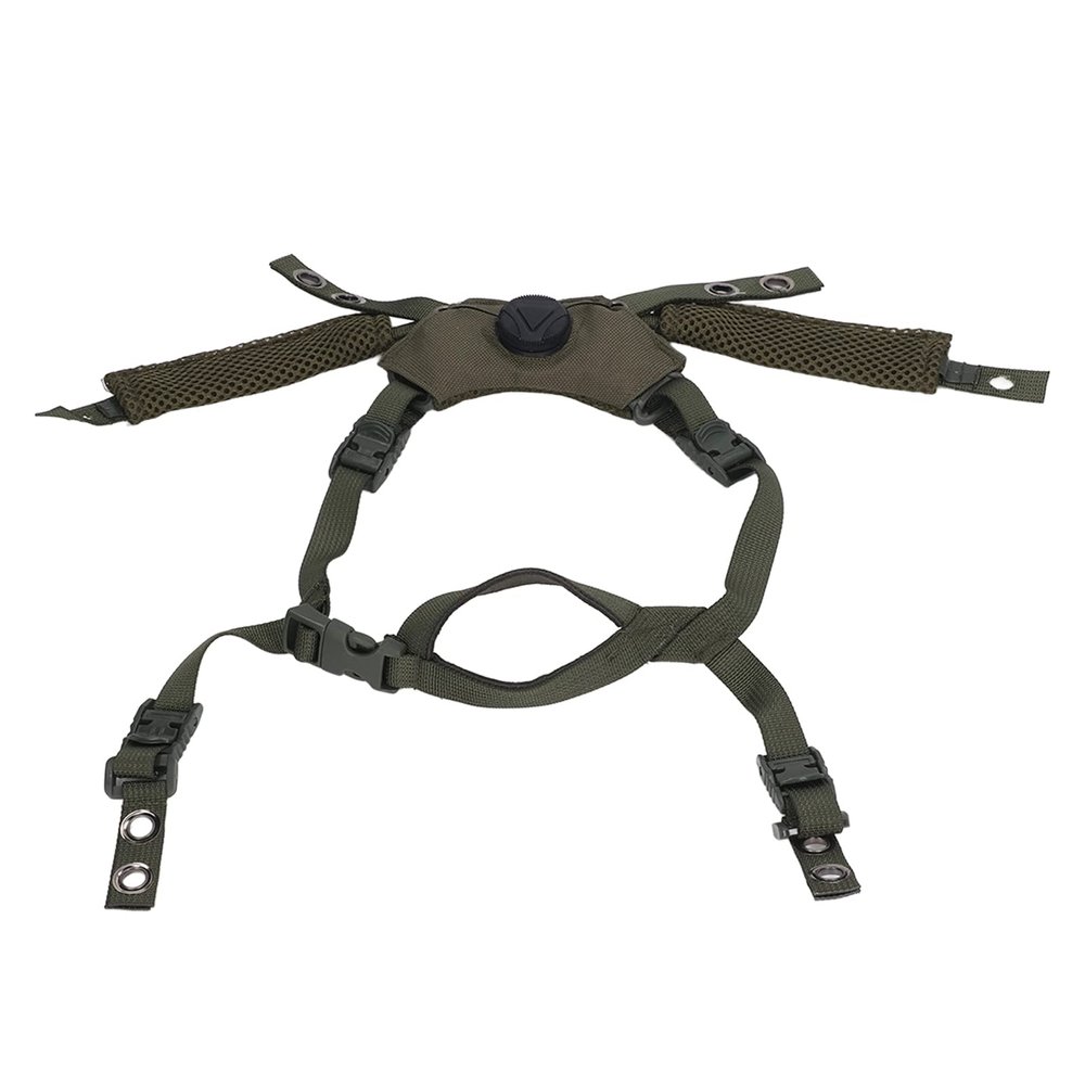Adjustable Size Helmet, Adjustable Dial Suspension System Chin Strap Chin Straphelmet Chin Strap with Nyon Material for Fast Helmet Mich Helmet and Helmet (OD Green)