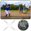 loyliawa Strike Zone Target for Baseball Softball Net with Hooks, Baseball Net for Batting, Throwing Pitching Hitting Batting Catching Practice Target, Pitcher Accuracy Training Tools Yellow view 4
