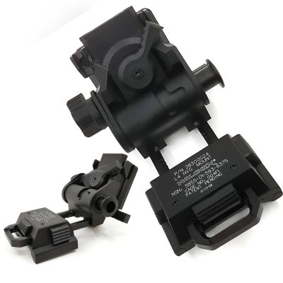 HMWOKPOT Aluminum Night Vision Goggles NVG Mount for PVS14/15/18 g24 Mount - NVG Metal Helmet Mount for CS Games,Black
