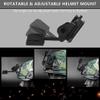 HMWOKPOT Aluminum Night Vision Goggles NVG Mount for PVS14/15/18 g24 Mount - NVG Metal Helmet Mount for CS Games,Brown view 3