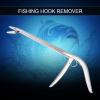 NDNCZDHC Fishing Hook Remover Stainless Steel Fish Hook Remover Tool Silver Fishing Pliers Hook Remover Fishing Tackle view 3