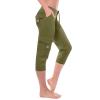2024 Women's Cargo Capris Pants with Pockets Lightweight Yoga Hiking Pants Workout Sweatpants Summer Casual Trousers view 2
