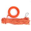 Msiud Water Floating Lifesaving Rope, Outdoor Throwing Rescue Lifeguard Lifeline Ring Fishing Line Heaving Spring Hook Pool Life Preserver Boat Anchor Multipurpose Clothelines Emergency Throw Safety view 1