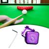 SM SunniMix Billiard Chalk Storage Box Billiard Accessories Protector Container Pool Cue Chalk Holder for Indoor Billiard Table Beginner, Purple view 2