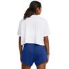 Under Armour Womens Boxy Crop Branded Short Sleeve T-Shirt - Quick Drying SM view 2