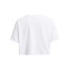 Under Armour Womens Boxy Crop Branded Short Sleeve T-Shirt - Quick Drying SM view 4