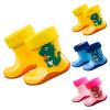 NineFit Basics Toddler Rain Boots for Boys Girls, Dinosaur Cute Fun aterproof Non-Slip Bottom for Outdoor Play Kids Rain Shoes (Blue, 1 Big Kids) view 3