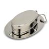 FLEXMAN Stainless Steel Chain Deck Pipe with Rubber Gasket, 6.X4.47in Base 4.3X2.31in Hole Marine Yacht Accessories for Storing Anchor Chains or Ropes Below Decks view 1