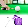 Yiju Billiard Chalk Storage Box, Snooker Chalk Box, Organizer Protective Pocket, Pool Chalk Holder, Accessories for Snooker Stick, Purple view 2
