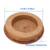 2.5in Boat Steering Wheel Center - For Marine Steering Wheels, Premium Teak Wood, Gloss Finish, for Yachts Boats view 2
