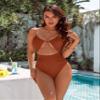 Blooming Jelly Womens One Piece Swimsuit Tummy Control Bathing Suit 2026 Sexy Slimming Flattering Cute Cheeky High Cut Out Ladies Swimwear (XX-Large, Rust) view 2