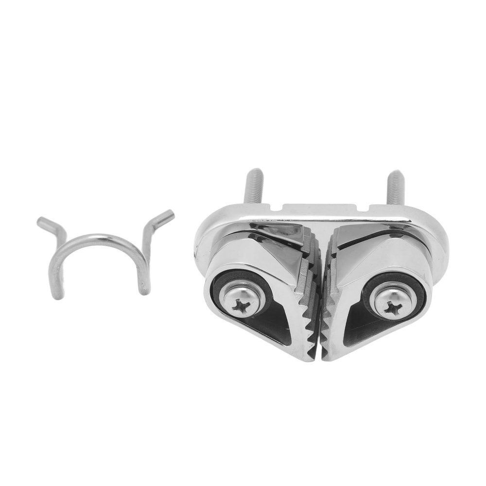 AOWINHIT Marine Grade Stainless Steel Cam Cleat with Leading Ring, Sailing Rope Cleats Fit for 3-12mm Rope for Boat Canoe Anchor, AOWINHIT1hvxyf652m