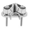 AOWINHIT Marine Grade Stainless Steel Cam Cleat with Leading Ring, Sailing Rope Cleats Fit for 3-12mm Rope for Boat Canoe Anchor, AOWINHIT1hvxyf652m view 3
