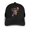 Cool Eagle Playing Basketball Baseball Cap Women Men Hat Outdoor Leisure Sun Hat Adjustable Truck Driver Baseball Caps Dad Hats Black view 3