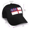 Flag of The United Tribes of New Zealand Baseball Cap Women Men Hat Outdoor Leisure Sun Hat Adjustable Truck Driver Baseball Caps Dad Hats Black view 2