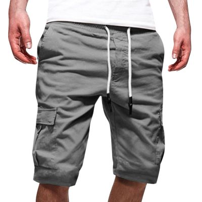Mens Cargo Hiking Shorts Multi-Pocket Summer Casual Cotton Jogging Shorts Lightweight Ripstop Work Utility Shorts