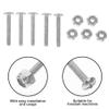 TOYANDONA 15pcs Foosball Table Screws and Nuts for Enhanced Stability Easy to Install Replacement Hardware for Secure Player Attachment for Repairers and Beginners view 2