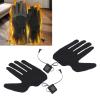 WGFOIP 2Pcs Electric Heating Gloves Pads, 5 Finger Glove Heating Sheet Unisex Thermal Gloves with 3 Adjuatable Gears for Outdoor Skiing Cycling view 2