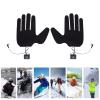 WGFOIP 2Pcs Electric Heating Gloves Pads, 5 Finger Glove Heating Sheet Unisex Thermal Gloves with 3 Adjuatable Gears for Outdoor Skiing Cycling view 3
