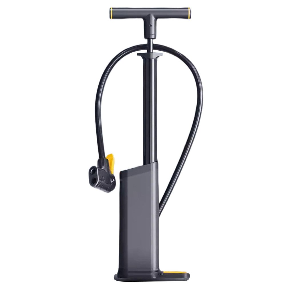 beisup Bike Pump Portable, Inflator Bicycle Floor Pump with high Pressure Buffer Easiest use with Both Presta and Schrader Bicycle Pump Valves, 130Psi, Durable Steel,Digital