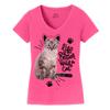 NACRE APPAREL Personalized T-Shirts for Women Add Your Own Picture Photo Text Front Back Side Custom Neck Shirt Neon Pink, 3X-Large view 1