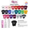 NACRE APPAREL Personalized T-Shirts for Women Add Your Own Picture Photo Text Front Back Side Custom Neck Shirt Neon Pink, 3X-Large view 3