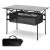Outdoor Folding Portable Picnic Camping Table, Aluminum Roll-up Table with Easy Carrying Bag, with Mesh Storage Bag for Indoor,Outdoor,Camping, Beach,Backyard, BBQ, Party, Patio, Picnic(medium) view 1