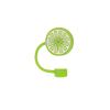 Green lemon Straw Cover for Stanley 40&30 Oz Cup, 10mm Silicone Straw Covers Cap for Stanley Cup Accessories, Cute Topper for Tumblers, Cap Stopper for Reusable Straws Tip LidsDM567 view 1