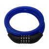 4 ft Steel Cable Bicycle Lock  10mm PVC Coated, 4-Digit Resettable Combination for Bikes, Scooters, and Outdoor Use view 3