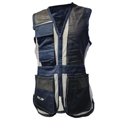 NICA Design 6 2.0 Shooting Vest-LEFT hand-Navy (US, Alpha, Medium, Regular, Regular, Navy)