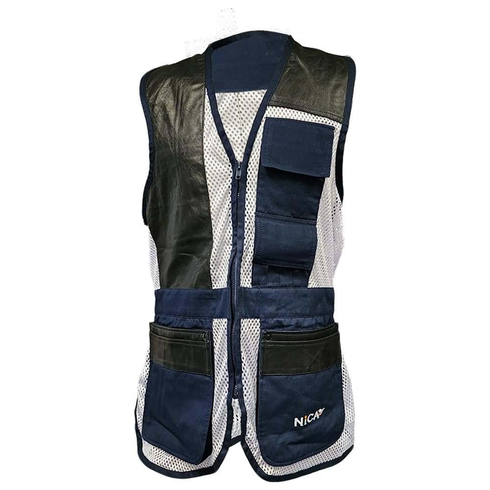 NICA Design 6 2.0 Shoooting Vest-RIGHT hand-Navy (US, Alpha, 5X-Large, Regular, Regular, Navy)