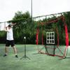 Baseball Net, 7x7ft Baseball Softball Practice Net with Large Ball Collection System, Pitching Net with Batting Tee & Centre of The Target, Baseball Nets for Hitting Pitching view 2