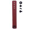 [2 Pack] IWB Belt Loop - (8-9oz Leather) - Chestnut w/Black Pull-The-Dot Snap & Mounting Hardware - 6.0 x 0.875 Inches - for IWB Holster Carry - (Fit 1.25-2.00 Inch Belts (Adjustable) view 3
