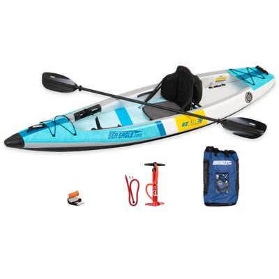 Sea Eagle EZLite10 Pro Carbon Inflatable Kayak Package