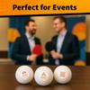 Uberpong Ping Pong Customizable Ball - Personalized Table Tennis Balls for Creating Custom Logos  Pink (Pack of 75) view 4