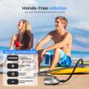 SereneLife Electric Air Pump Compressor  Portable Inflator for SUPs (Stand Up Paddle-Boards) & Pool Inflatables, Digital LCD Display, Adjustable Air Pressure Settings, Car Power Outlet Connection view 2