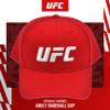 UFC Baseball Cap, Adjustable Adult Snapback Hat with Curved Brim, Red, One Size view 2