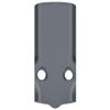 NDZ Performance MOS Optic Cover Plate for Glock 43X & 48  Gray Anodized Aluminum, Masonic Mason Calipers G Logo  Made in USA view 3