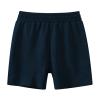 Toddler Baby Boy Summer Casual Shorts Elastic Waist Jogger Shorts Solid Color Short Pants (Dark Blue, 3-4 Years) view 1