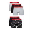 Champion Men's Athletic Stretch Boxer Briefs, Lightweight Stretch, Moisture-Wicking, No Ride-Up Fit Underwear, 5-Pack, Black/Grey-5 Pack view 1