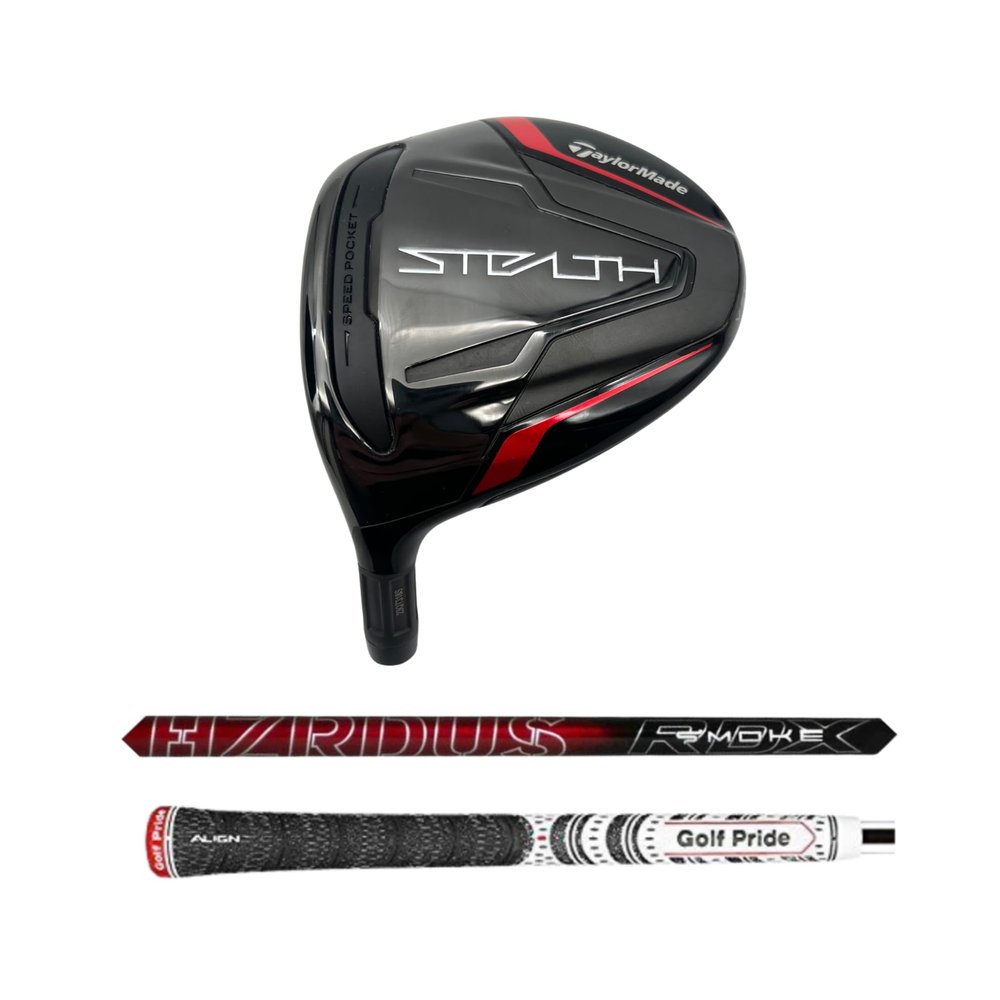 Left Handed TaylorMade Stealth #3-15* Fairway, Project X HZRDUS Smoke RDX Red (Stiff), Black