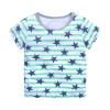 RTGDRK Boys Shirts Toddler Kids Girls Boys Car Cartoon 3D Prints Loose Tops Soft Short Sleeve T (Light Blue, 3-4 Years) view 1