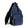 MOSISO Sling Backpack Bag, Crossbody Shoulder Bag Travel Hiking Daypack Chest Bag with Front Square Pocket&USB Charging Port, Navy Blue view 1