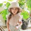 Betadog Toddler Baby Girls Tops Basic Plain Ruffle T-Shirt Blouse Summer Crewneck Casual Clothes (Pink, 5-6 Years) view 4