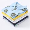 RTGDRK Kids T-Shirts Kids Boys Polo Shirts for Toddler Short Sleeve Dinosaur Print T Shirt Blouse (Sky Blue, 2-3 Years) view 2