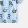 RTGDRK Kids T-Shirts Kids Boys Polo Shirts for Toddler Short Sleeve Dinosaur Print T Shirt Blouse (Sky Blue, 2-3 Years) view 3