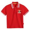 RTGDRK Boys' T-Shirts Toddler Kids Short Sleeve Polo Shirt Girls Boys Football Cartoon 3D Prints Loose (Red, 3-4 Years) view 1