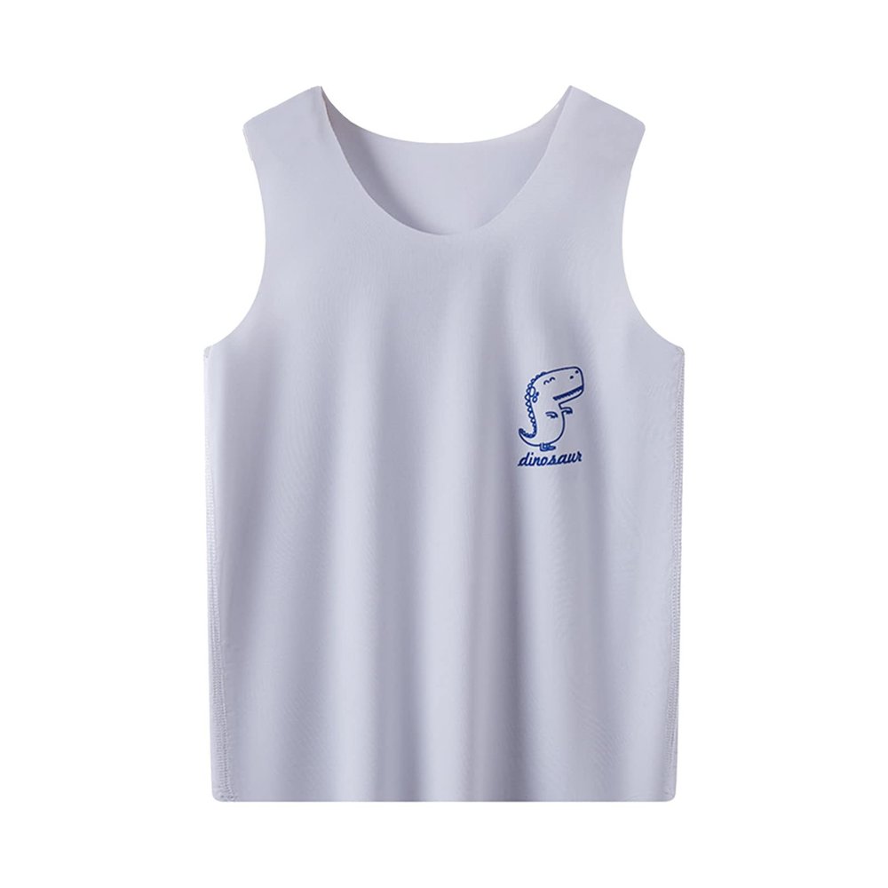 Toddler Clothes for Boys Little Girls Solid Colors Soft Undershirt Sleeveless Shirts Kids Comfort (Grey, 2-3 Years)